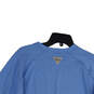 Mens Blue Long Sleeve Crew Neck Regular Fit Pullover T-Shirt Size XL image number 3