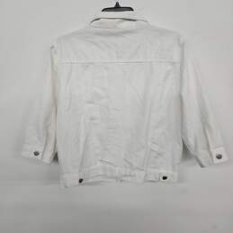 Unilexi White Jean Jacket alternative image