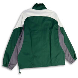 NWT Mens White Green Bay Packers Full Zip NFL Windbreaker Jacket Size Large alternative image