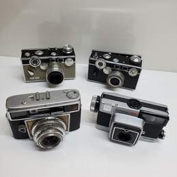 Lot of 4 Rangefinder Film Camera Bodies - Argus Minolta (For Parts)