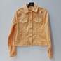 Michael Kors Women's Peach Cotton Jean Jacket Size M image number 1