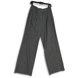 Dana Buchman Womens Gray Pleated Slash Pocket Wide Leg Dress Pants Size 2