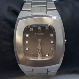 Imado 1970's 21-Jewel 36mm Vintage Automatic Square Smoky Dial Watch 101.0g