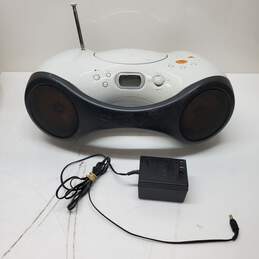 Sony CD Radio Boombox Model ZS-X3CP White and Orange