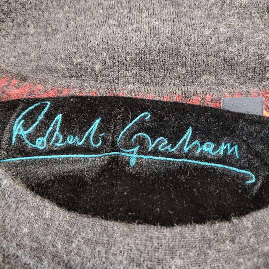 Robert Graham Men Grey Sweater L image number 3