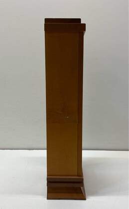 Bulova B1839 Willits Frank Lloyd Wright Pendulum Mantel Clock 14" Walnut Fini alternative image