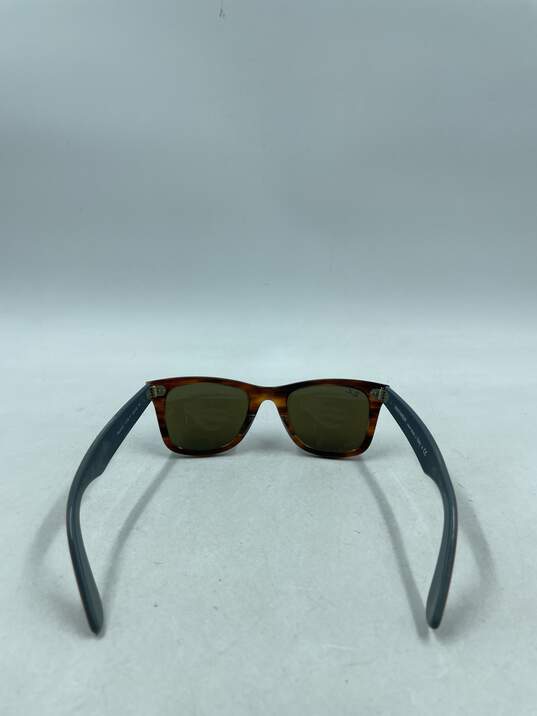 Ray-Ban Wayfarer Tortoise Mirrored Sunglasses image number 3