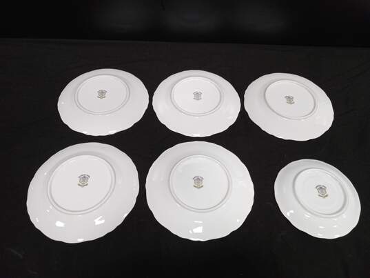 Empress China Moss Rose Bread & Butter Plate Set 6 image number 3