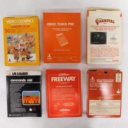 6ct Atari 2600 Games w/ Boxes + Some Manuals alternative image