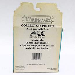 1989 Ace Novelty Nintendo Mario Collector Pin Set IOB alternative image
