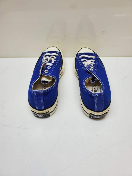 Converse Chuck Canvas Shoes Low Sneakers Rush Blue Sz 8.5 image number 2
