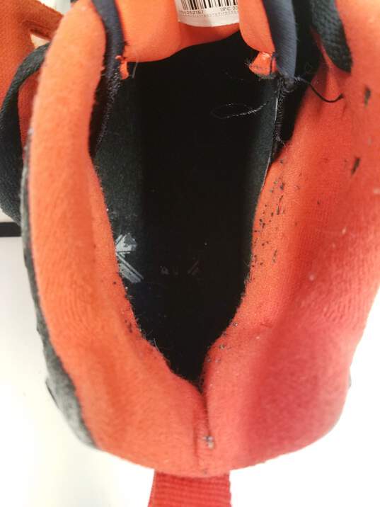 Nike Air Diamond Turf Black Gamma Orange Athletic Shoes Men's Size 10 image number 9
