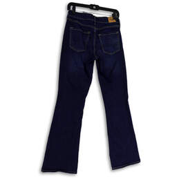 Womens Blue Denim Medium Wash Stretch Pockets Bootcut Jeans Size 28X32 alternative image