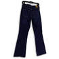 Womens Blue Denim Medium Wash Stretch Pockets Bootcut Jeans Size 28X32 image number 2
