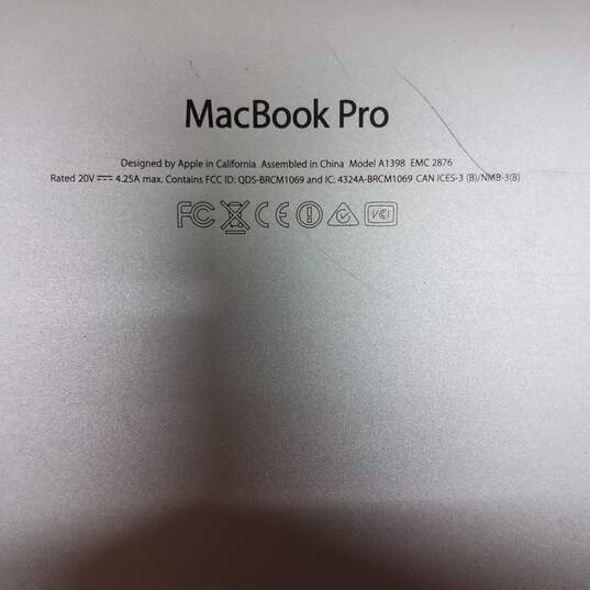 2012 MacBook Pro 15in Laptop Intel i7-3615QM CPU 8GB RAM 256GB SSD image number 7