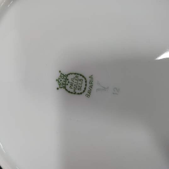 Bundle of 12 Assorted Paul Muller Selb White Floral Ceramic Bowls image number 5