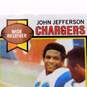 1976 John Jefferson Topps Rookie San Diego Chargers image number 3