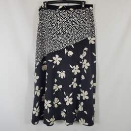 Pop Sugar Women's Black Floral Skirt SZ L NWT
