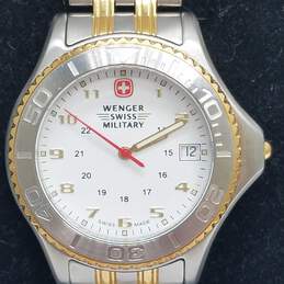 Wenger Swiss 79082 38mm WR 100M Mineral Crystal Military Date Watch 96.0g