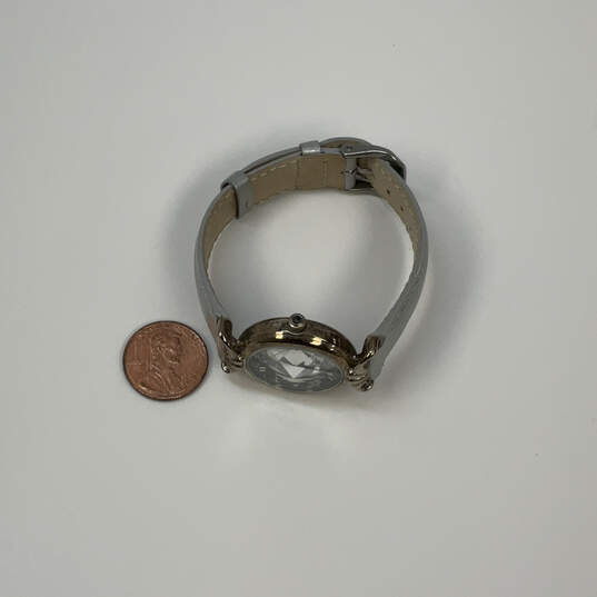 Designer Fossil Gold-Tone Round Dial Adjustable Strap Analog Wristwatch image number 2
