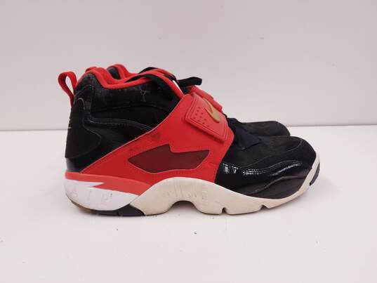 Nike Air Diamond Turf Black Gamma Orange Athletic Shoes Men's Size 10 image number 2
