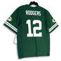 Mens Green Bay Packers Aaron Rodgers #12 Pullover Football Jersey Size M image number 2