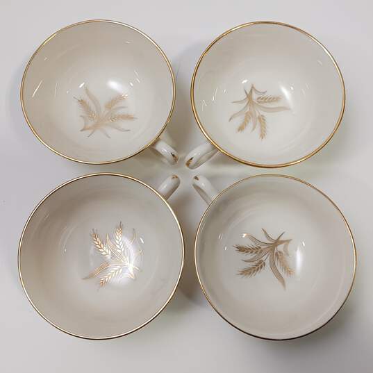Lot of Eight Lenox Harvest Teacups and Saucers image number 4