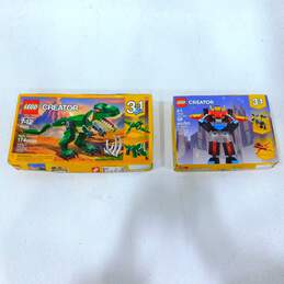 Sealed Lego Creator 3-In-1 Mighty Dinosaurs & Super Robot Building Toy Sets