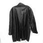 Charles Klein Black Leather Jacket Size XL image number 2