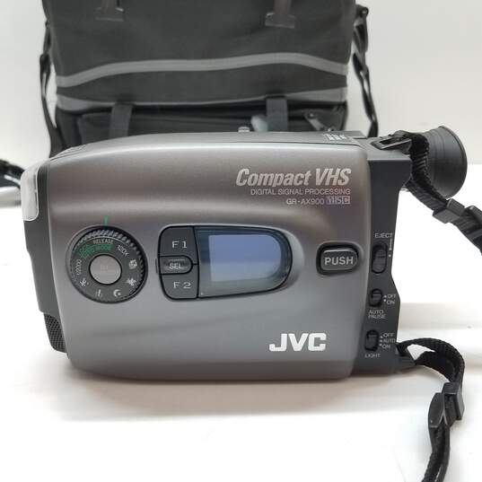 JVC GR-AX900U Camera and Assorted Accessories in Case image number 3