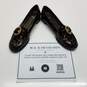 Authenticated Stuart Weitzman Croc Embossed Brown Patent Leather Loafers Woman's Size 11M image number 1