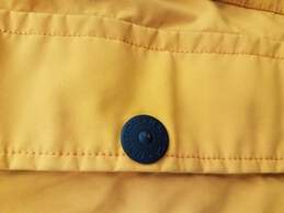 Nautica Yellow Nylon Lined Hoody Rain Coat MN S alternative image