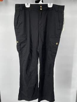 Ralph Lauren Womens Black Cotton Blend Cargo Pants Size 14 T-0488838-L