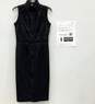 Saint Laurent YSL Black Sheath Victorian Ruffle Dress image number 1