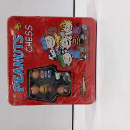 Peanuts Chess Set with Red Storage Tin
