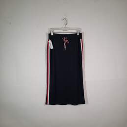 NWT Womens Drawstring Waist Pull On Straight & Pencil Skirt Size Medium