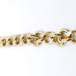 Michael Kors MK Logo Locks Gold Tone Belt 203.7g alternative image