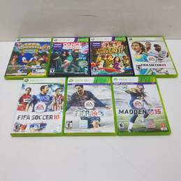Lot of Xbox 360 Games - Fifa, Dance Central, Kinect Adventures alternative image