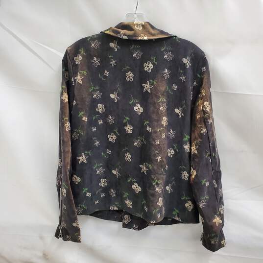 Romeo & Juliet Couture Black Floral Jacket NWT Size M image number 2