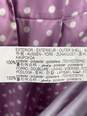 Zara Women Purple Polka Dots Maxi Slit Dress M image number 4