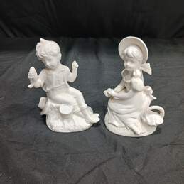 2Lefton  Boy and Girl Figurines