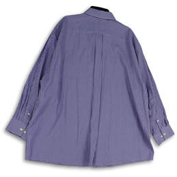 NWT Mens Blue Gingham Long Sleeve Pockets Button-Up Shirt Size 20/34-35 Big alternative image