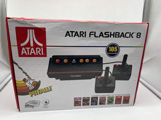 FlashBack 8 AR3220 Black Video Game Console & Wired Controllers Not Tested image number 5