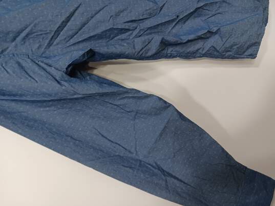 Men's Blue Long Sleeve Button Up Shirt Size M image number 5