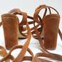 Tony Bianco Kappa Tan Suede Lace Up Sandals Womens 6.5 image number 4