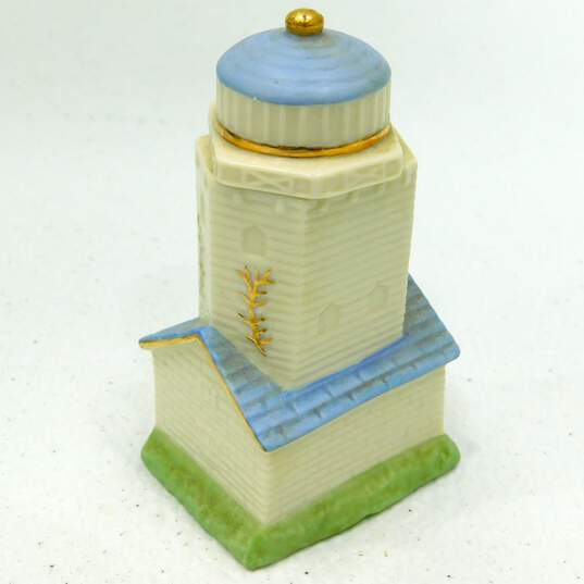 2002 Lenox Lighthouse Seaside Spice Jar Fine Ivory China Ginger image number 2