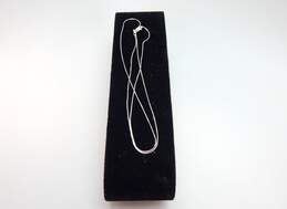 925 Sterling Silver CZ Stud & Drop Earrings & Cross Pendants & Chain Necklace 10.3g alternative image