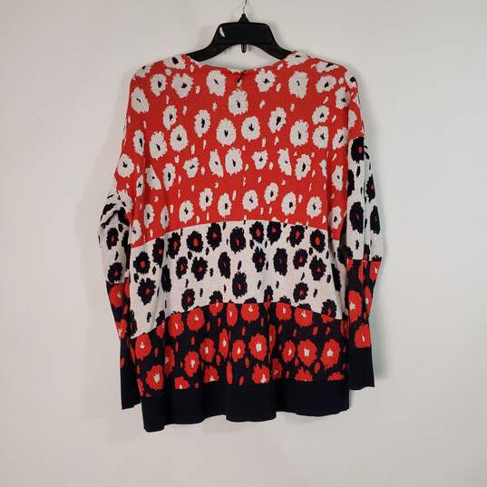 Cabi Women Red Floral Cardigan S NWT image number 5
