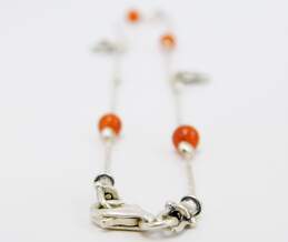 Or Paz 925 Isreal Red Agate Anklet 3.5g