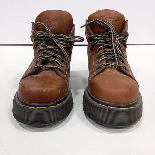 Dr. Martens Women's Brown Leather Clomper Boots Size 5 image number 4